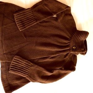Old Navy Brown Wrap Sweater size Small